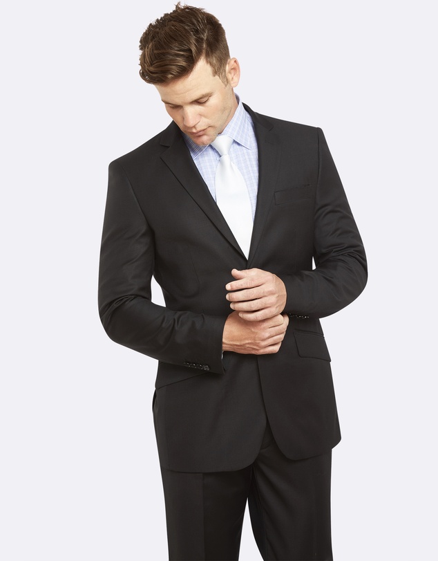 Kelly Country - Pure Wool Black Suit