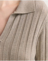 Oxford - Dakota Knitted Polo Collar Dress