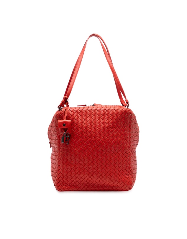 Pre-Loved by Azura Reborn - Pre-Loved Nappa Intrecciato Cube Shoulder Bag