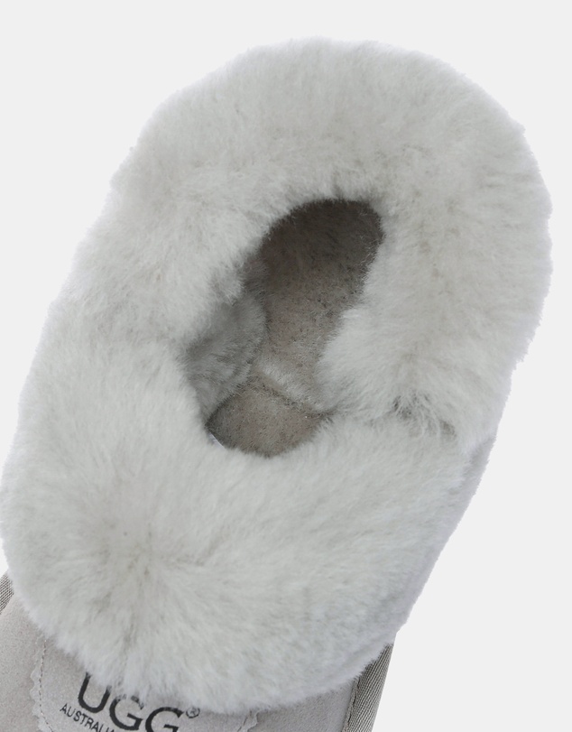 EVERAU - Australian Shepherd Ugg Waffle Fluffy Double Faced Sheepskin Upper House Shoes