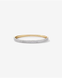 Michael Hill - Pavé Hinge Bangle in 18kt Vermeil