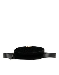 Pre-Loved by Azura Reborn - Pre-Loved GG Marmont Matelasse Velvet Belt Bag