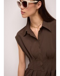 NEXT - Corset Detail Short Sleeve Jumpsuit