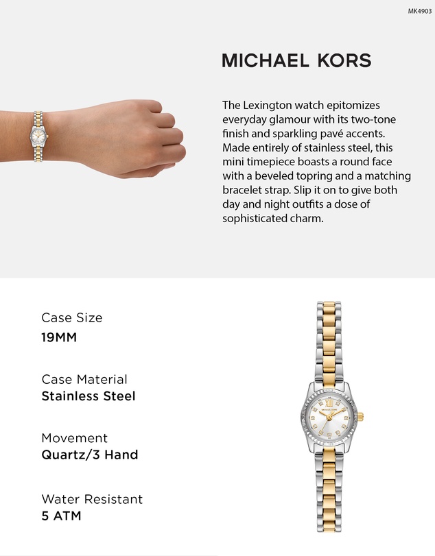 Michael Kors - Lexington Multicolour Analogue Watch