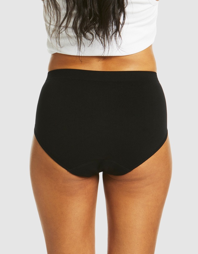Love Luna - 3 Pack Women's Side Seamfree Period Full Brief