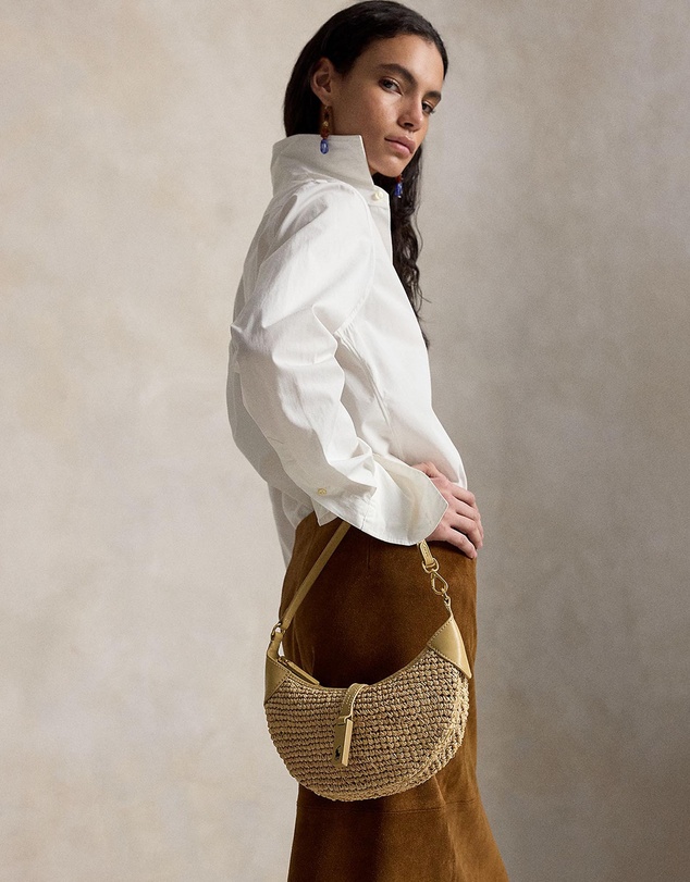 Polo Ralph Lauren - Polo ID Raffia Mini Shoulder Bag - The ICONIC Exclusive
