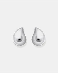 THOMAS SABO - Organic drop-shaped ear studs silver