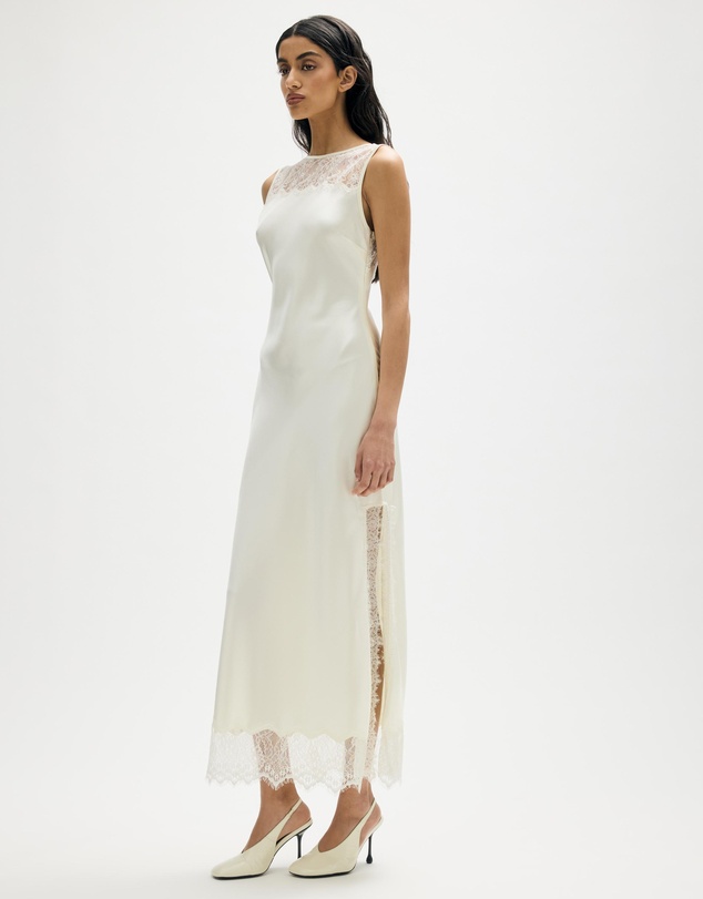 Minima Esenciales - Aisla Lace Midi Dress
