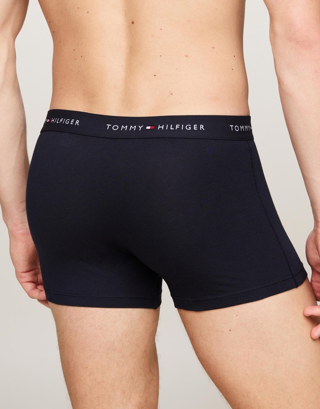 Tommy Hilfiger - 3-Pack Essential Logo Waistband Trunks