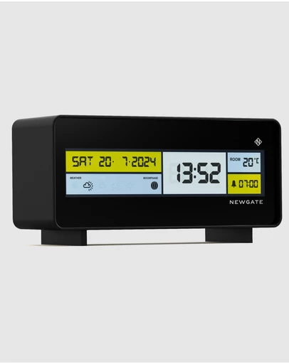 Newgate - Newgate Futurama Lcd Alarm Clock Black Case Black Lens