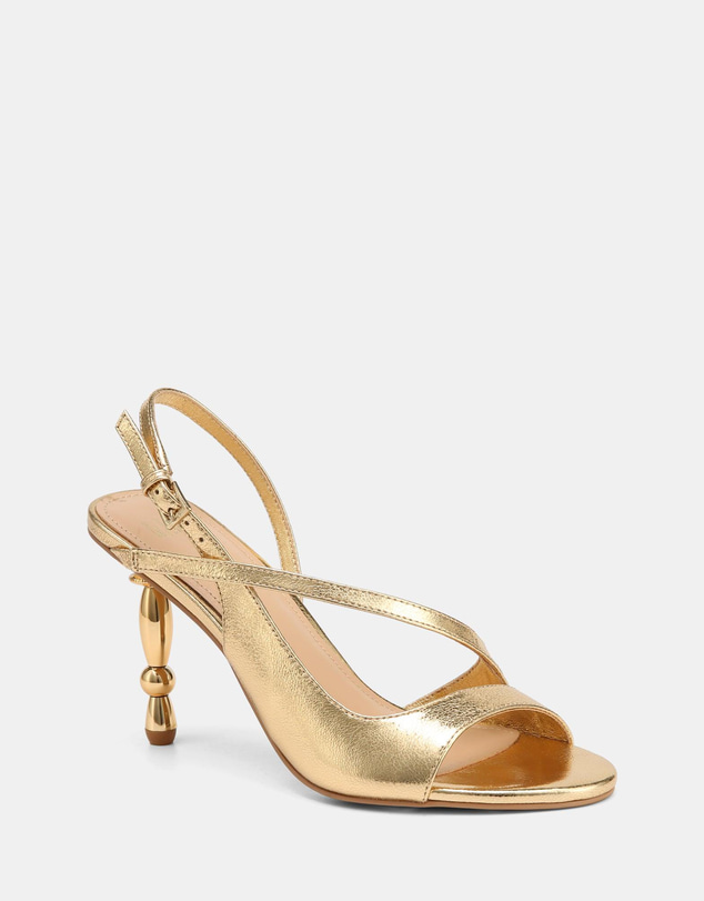 Wittner - Yen High Sandals Gold Metallic Leather
