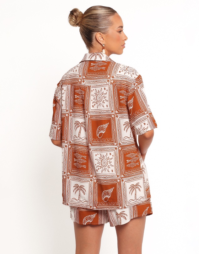 Petal & Pup - Coco Short Sleeve Shirt - Kohana Print