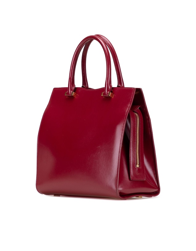 Saint Laurent - Pre-Loved Small Leather Uptown Satchel