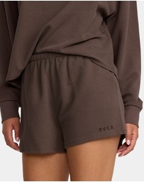 RVCA - Womens Glory Waffle Elastic Waist Shorts