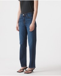 Outland Denim - Elise Mid Straight Jeans