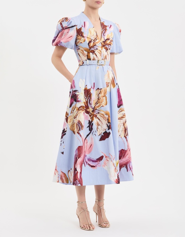 Rebecca Vallance - Fleur De Lis SS Midi Dress