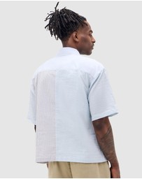 BDG By Urban Outfitters - Stripe Patchwork Shirt