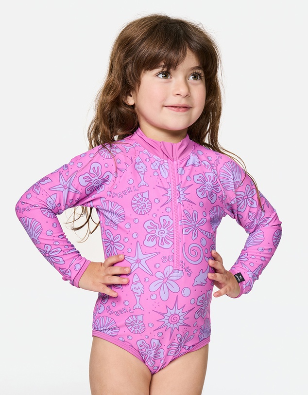 Rip Curl - Sunshine Club LS Surfsuit - Babies-Teens
