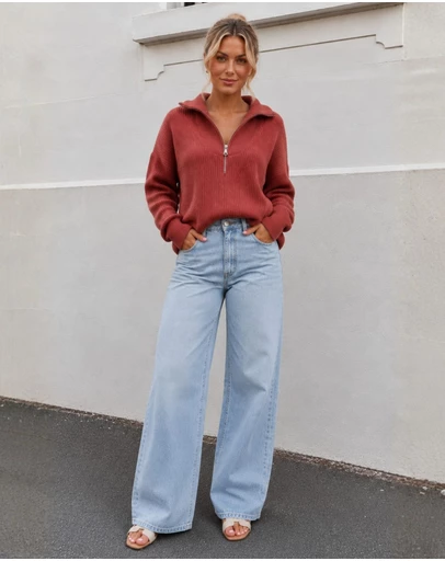 Esther & Co - Merete Knit - Brick