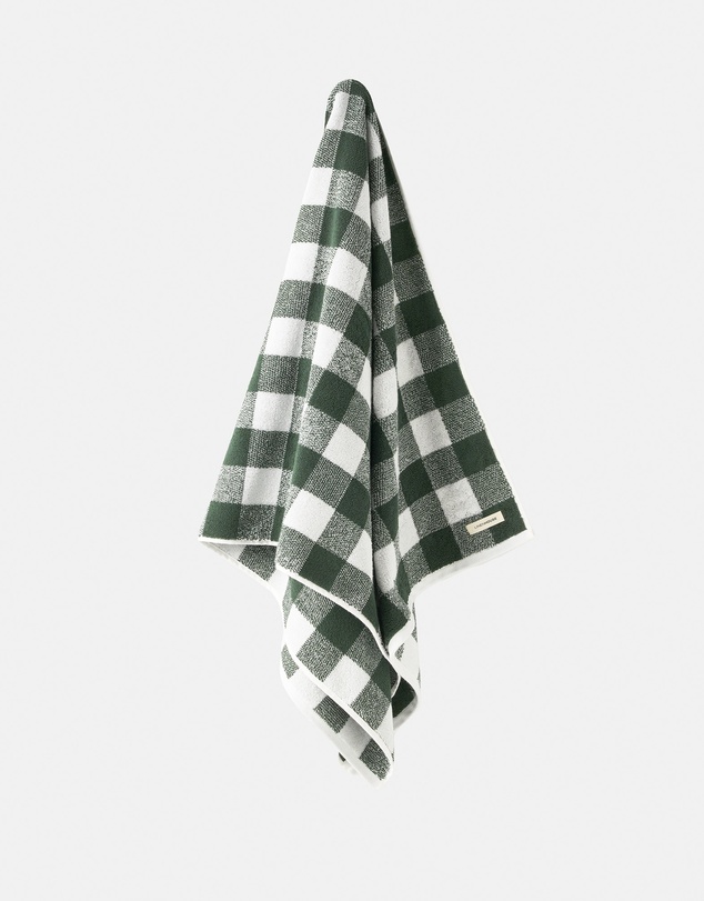 Linen House - Flinders Check Pine Bath Towel Range
