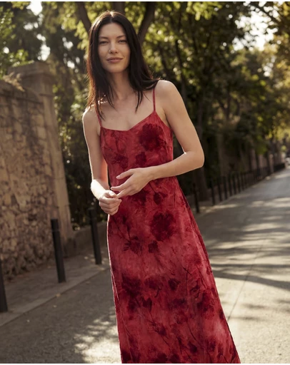 Desigual - Flocked Strap Dress