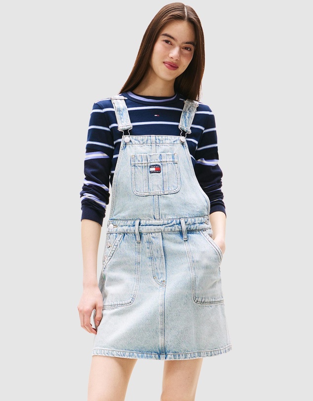 Tommy Jeans - Denim Dungaree Dress