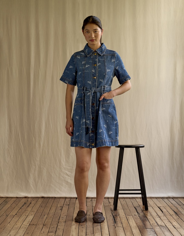 SMWR. by The Somewhere Co - Royal Match Denim Mini Dress