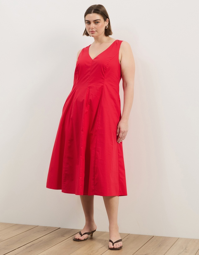 Atmos&Here Curvy - Daisy Sleeveless Midi Dress