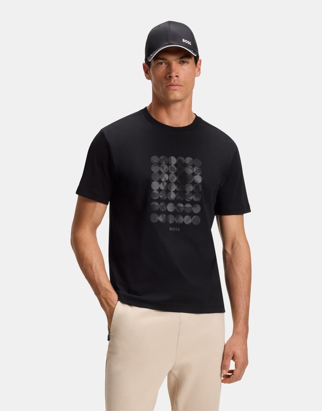 BOSS - Tee Print Striped T-Shirt
