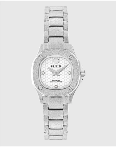 Philipp Plein - THE $PECTRE LADY MINI 23mm Silver-Tone Analogue