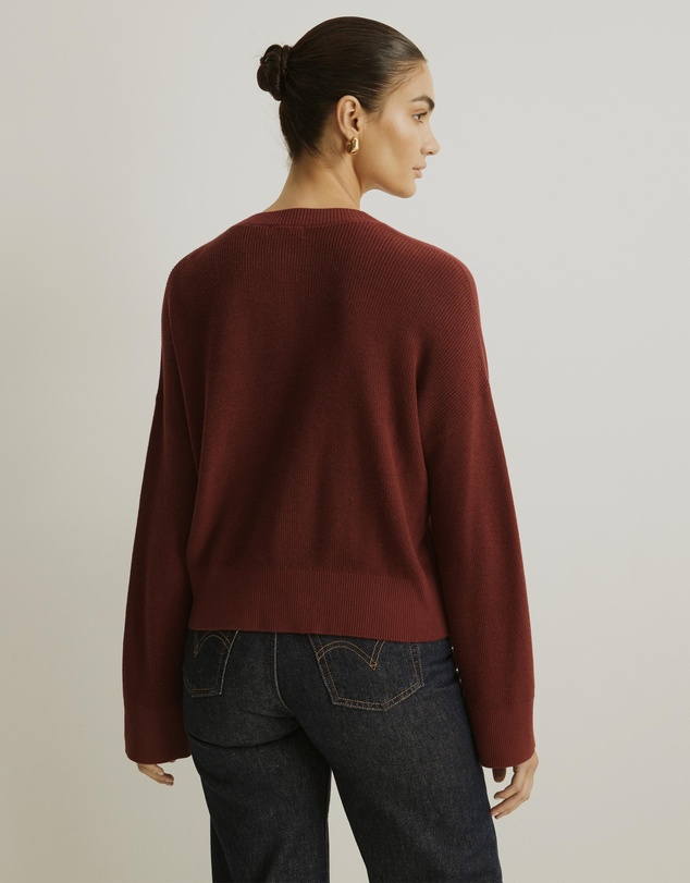 Atmos&Here - Organic Cotton Relaxed Crew Knit