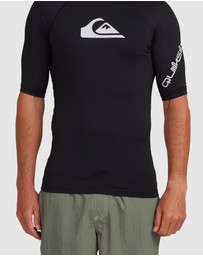 Quiksilver - Mens All Time Short Sleeve Rash Vest