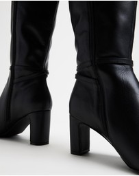 Atmos&Here - Maple Knee High Leather Boots