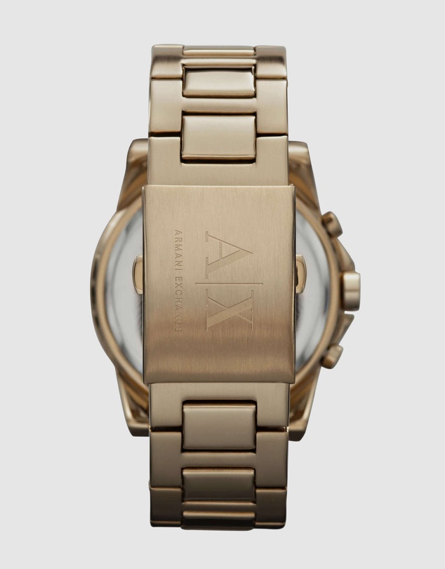 Armani Exchange - Gold Tone Chronograph Watch