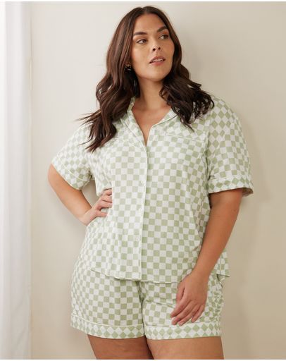 Green & Cream Check