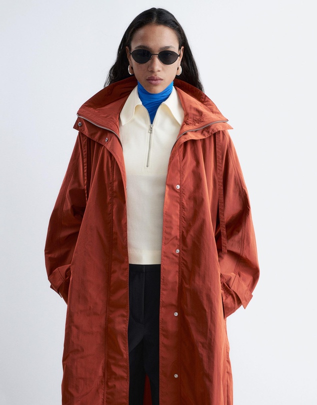 & Other Stories - Technical Nylon Hooded Parka