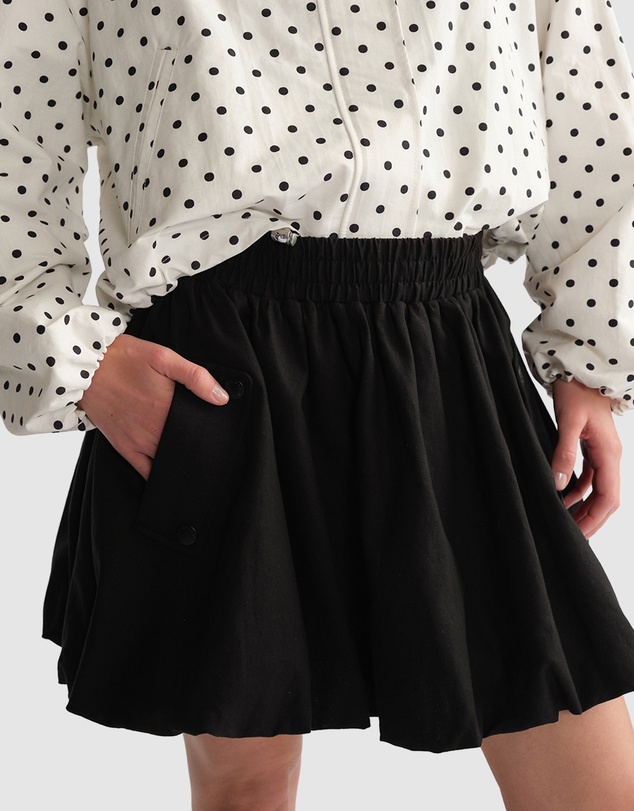 Decjuba - D-Luxe Bubble Mini Skirt