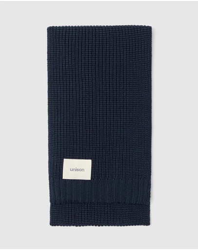 UNISON - Textured Knit Scarf