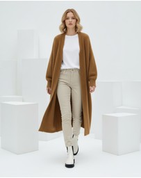 Mossée - Anya Long Fluffy Cardigan