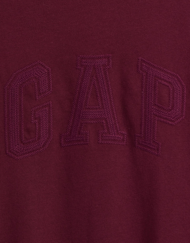 GAP - SS Relaxed Heavy Cropped Logo T-Shirt