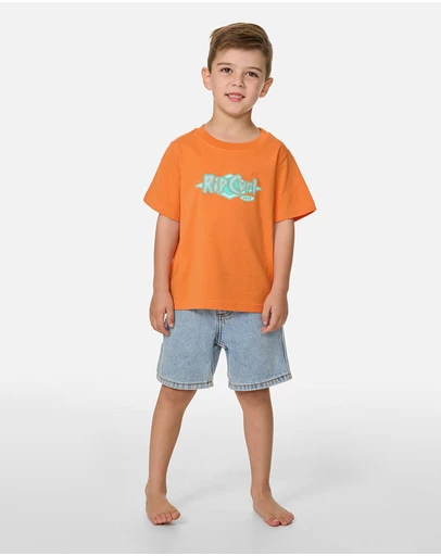 Rip Curl - Ride The Wave Logo Tee - Babies-Teens