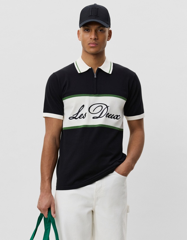 Les Deux - Knitted Zipper Polo