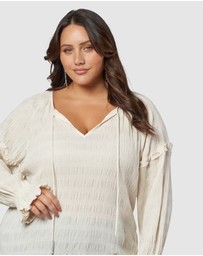 The Poetic Gypsy - Paros Textured Blouse