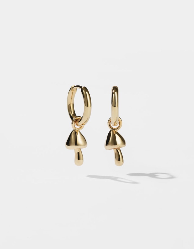 Meadowlark - Mushroom Charm Earrings