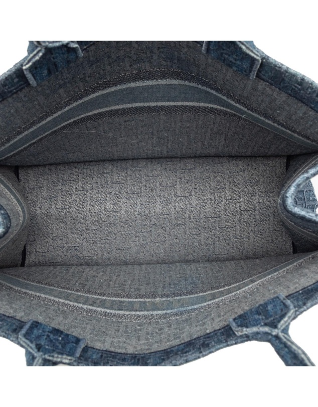 Pre-Loved by Azura Reborn - Pre-Loved Large Oblique Denim Book Tote