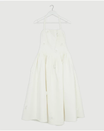 Revibe - Repaired BY JOHNNY. Anita Spot Halter Dress - AU 10