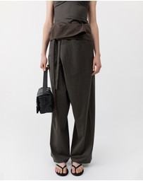 St. Agni - Woven Envelope Slim Tote