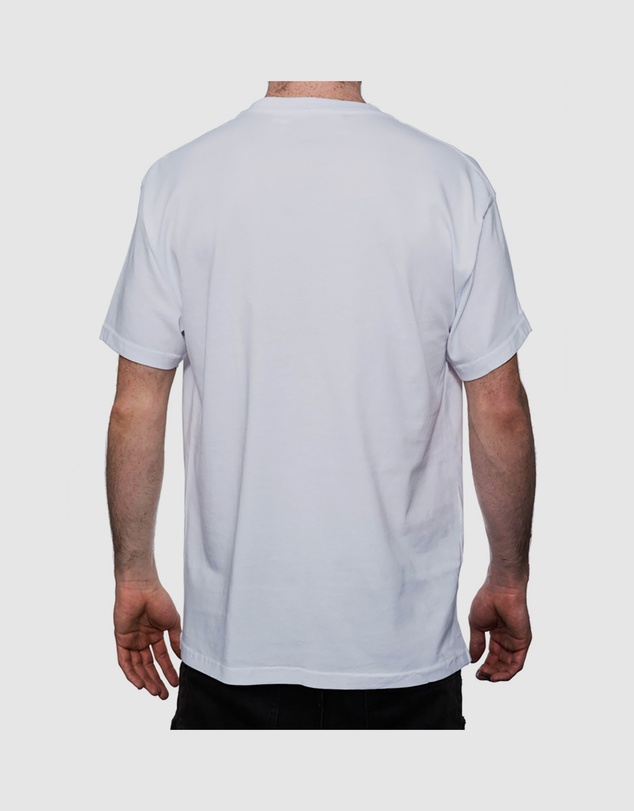 Killer Speed Co. - Killer Speed Co. Men Live Faster Tshirt Relaxed Fit Crew Neck White