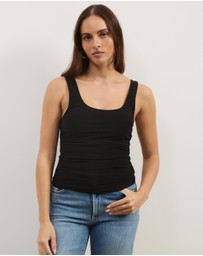 Atmos&Here - Skye Scoop Neck Mesh Tank