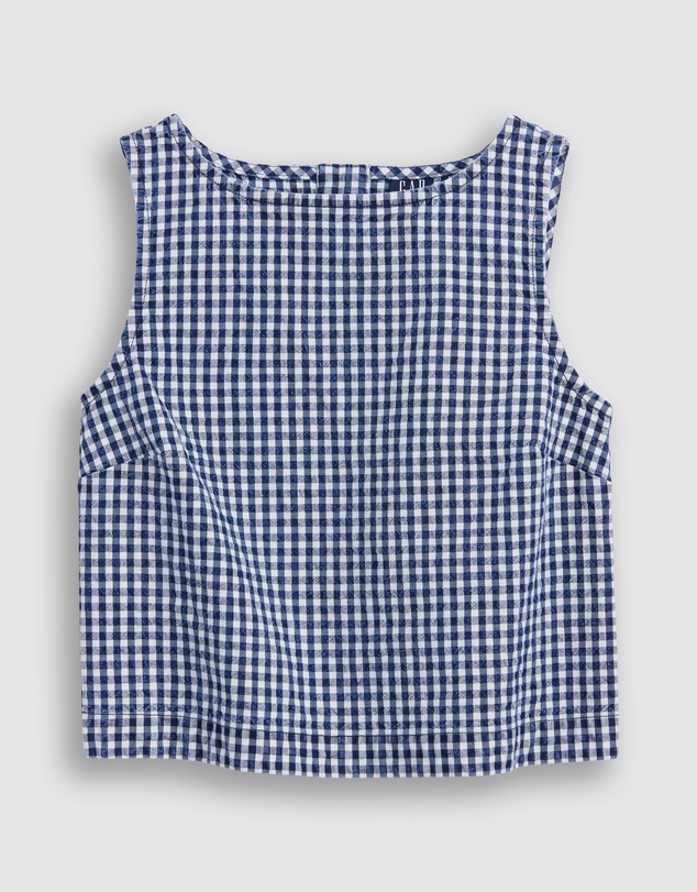 GAP - Sleveless Seersucker Shell Top